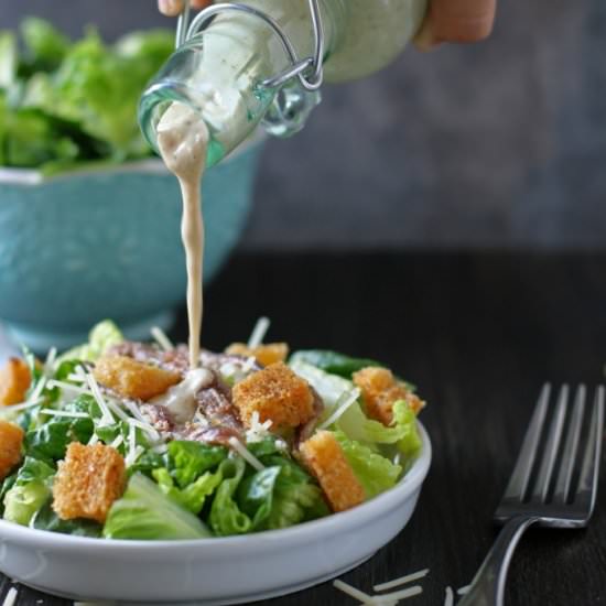 Homemade Caeser Dressing - Recipe photo by Naturally Loriel