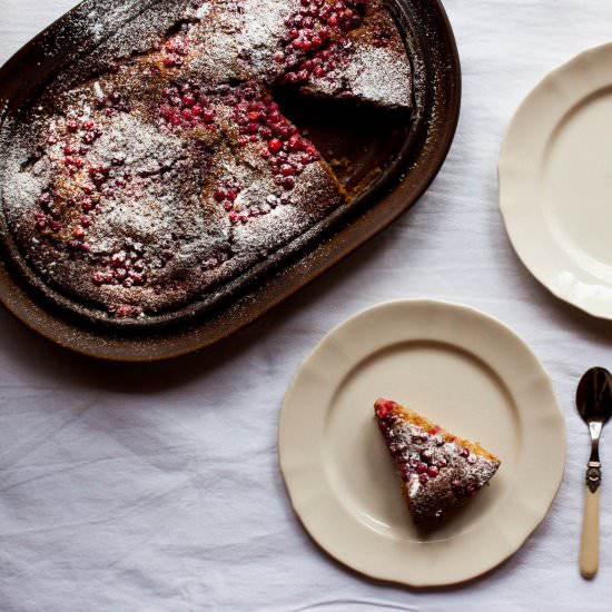 Redcurrant Buttermilk Cake - Recipe photo by myblueandwhitekitchen