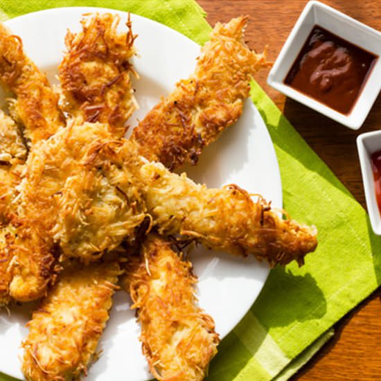 Chicken coconut nuggets - Recipe photo by cocinamuyfacil