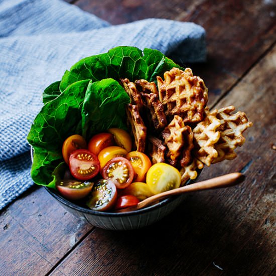 Savoury Waffles - Recipe photo by what should i eat for breakfast today