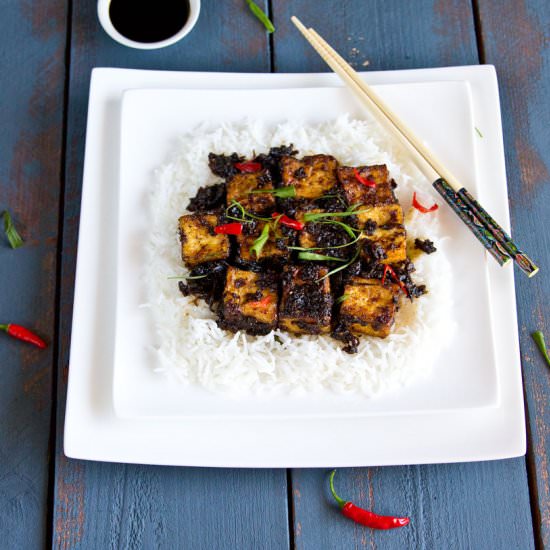 Black Pepper Tofu - Recipe photo by mellownspicy