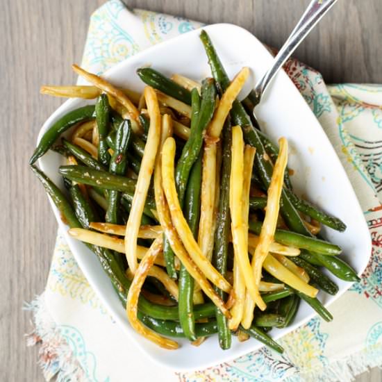 Chinese Stir-Fried Green Beans - Recipe photo by garnishwithlemon