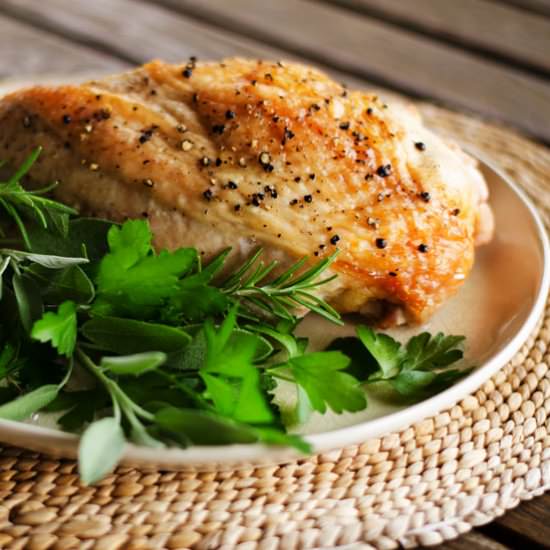 Simple Roast Turkey Breast - Recipe photo by Cook Eat Well