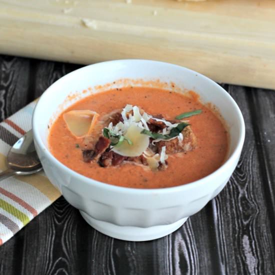 Simple Tomato Basil Soup - Recipe photo by SparklesKathy