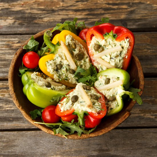Raw-vegan Stuffed Peppers - Recipe photo by TheSmartCuisine