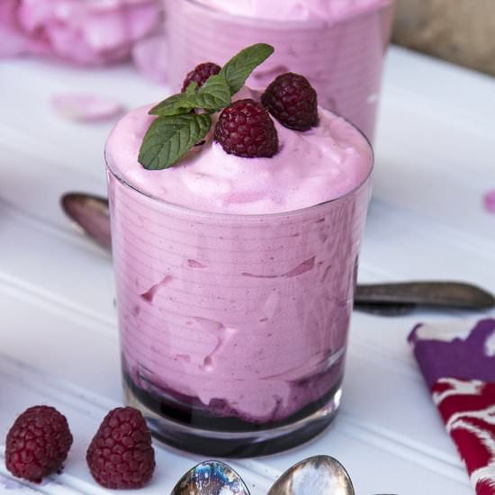 Fresh Raspberry Mousse - Recipe photo by GlamorousBite