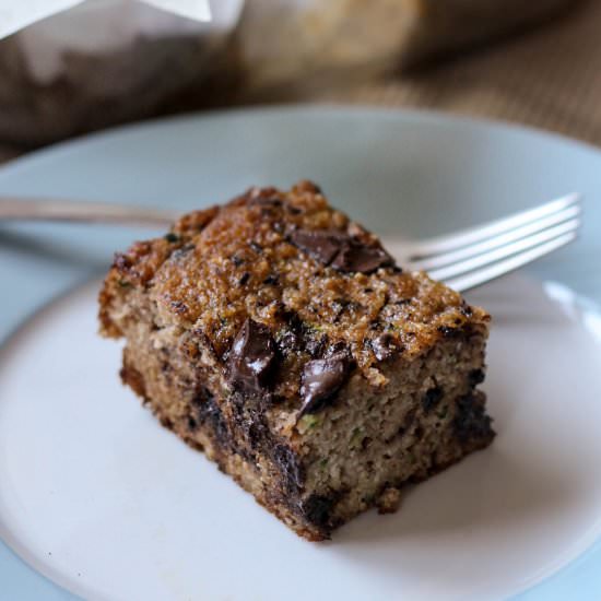 Chocolate Chunk Zucchini Bread - Recipe photo by bakerita