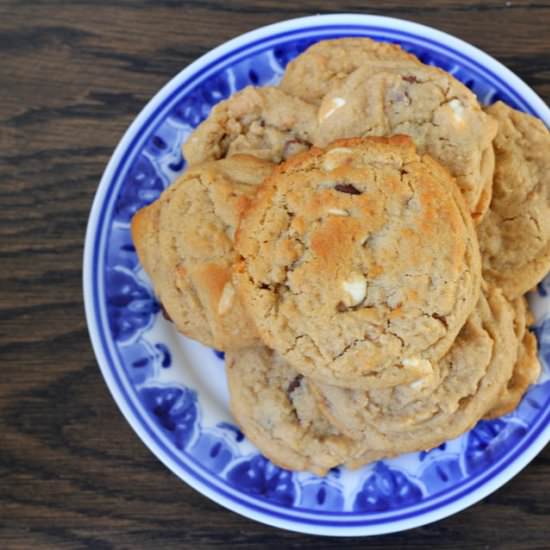 Oatmeal PB Chocolate Chip Cookies - Recipe photo by plumpie