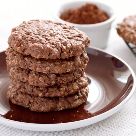 Chocolate Oatmeal Cookies - Recipe photo by Fotokulinarnie