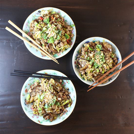 Eggplant & Pork Stir Fry - Recipe photo by Something New For Dinner
