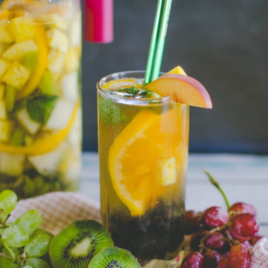 Tropical Sangria with Boba - Recipe photo by TiffanyBee