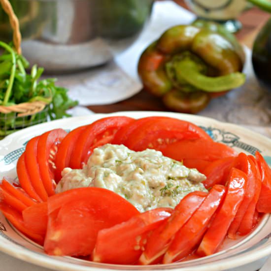 Eggplant & Tomato Dip - Recipe photo by Mummys FastandEasy