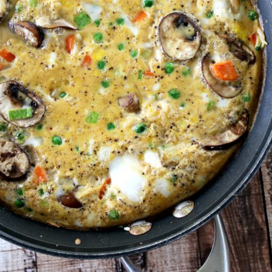 Fried Rice Frittata - Recipe photo by gooddinnermom