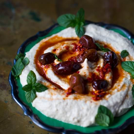 Eggplant Hummus - Recipe photo by daretocook