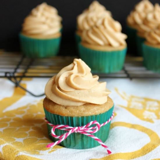 Caramel apple cupcakes - Recipe photo by Wild wild whisk