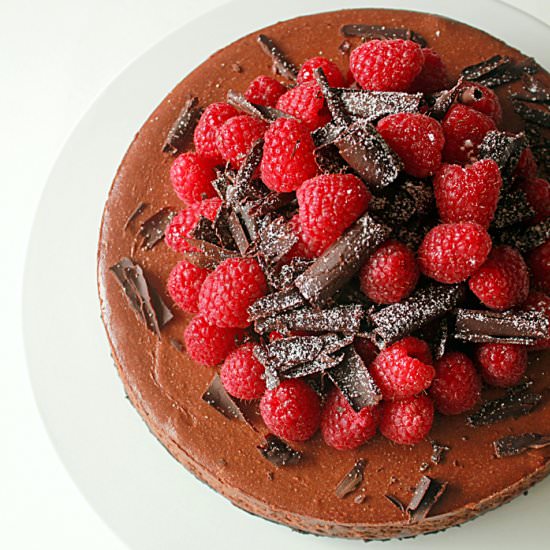 Dark chocolate cheesecake - Recipe photo by oh_sweet_day