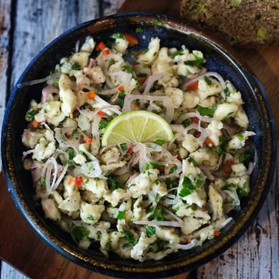 Chilli & Lime Ceviche - Recipe photo by thepinkdumpling