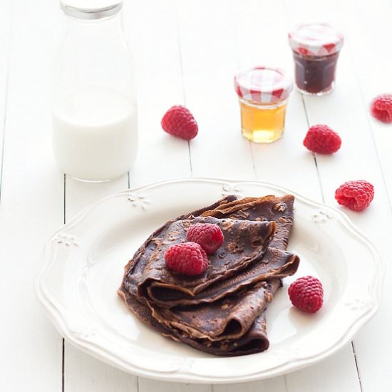 Chocolate Oat Crepes - Recipe photo by ChillyFrosting