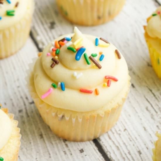 Funfetti Cupcakes - Recipe photo by britalarson