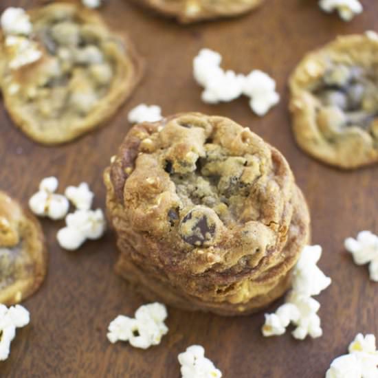Popcorn Chocolate Chip Cookies - Recipe photo by LSFoster2