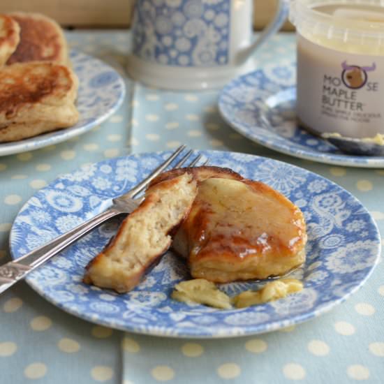 Newfoundland Toutons & Maple Butter - Recipe photo by Lavender and Lovage