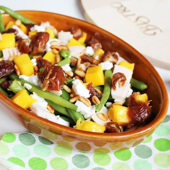 Beans with Mango and Goat Cheese - Recipe photo by FingerLickingFood
