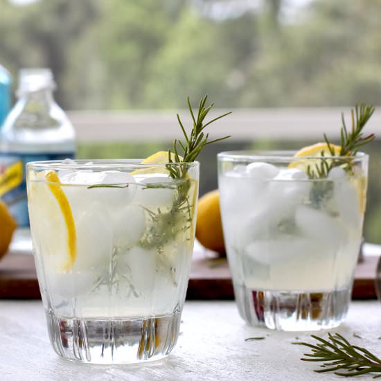 Rosemary Gin Fizz - Recipe photo by FabFatale