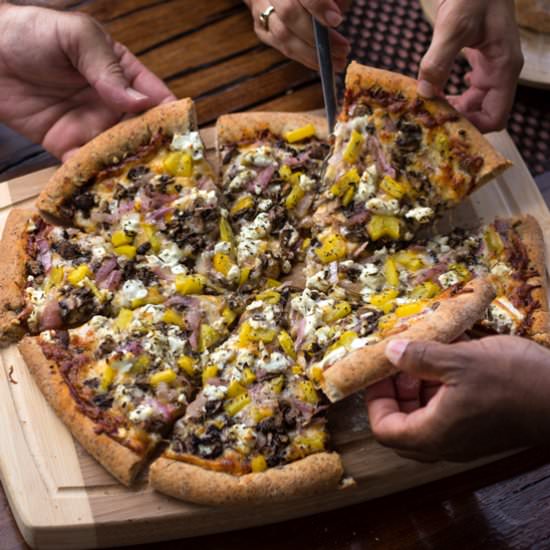 Whole Wheat Pizza Crust - Recipe photo by foolproofliving.com
