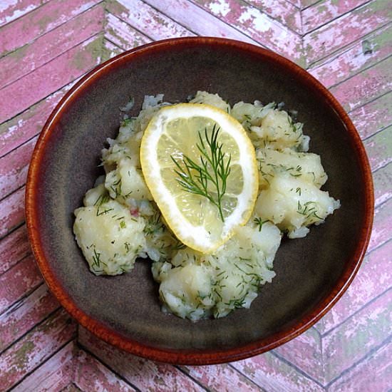 Lemon Dill Potato Salad - Recipe photo by GetTheGoodStuff