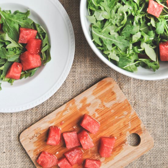 A New Watermelon & Feta Salad - Recipe photo by myjerusalemkitchen
