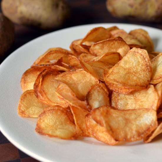 Small Batch Potato Chips - Recipe photo by ButterYum