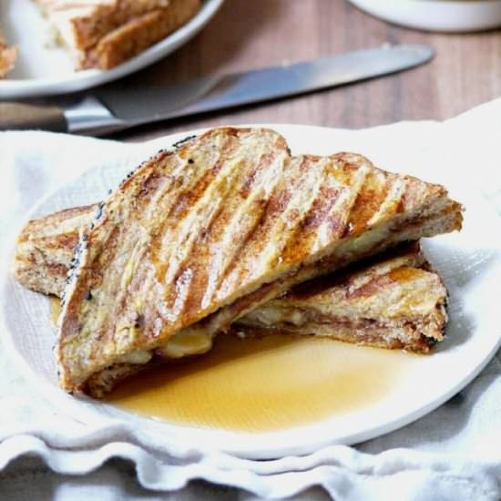 Banana Almond Butter French Toast - Recipe photo by healthyrecipeecstasy