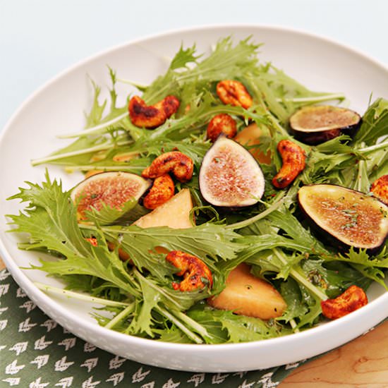 Fresh Fig and Melon Salad - Recipe photo by foodandstyle