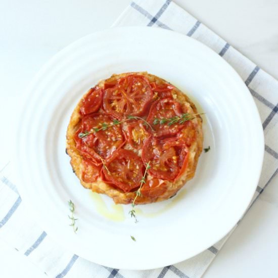 Tomato Tarte Tatin - Recipe photo by reallyprettyuseful