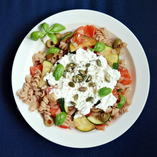 Wholegrain Pasta with Vegetables - Recipe photo by dietetyczne-fanaberie