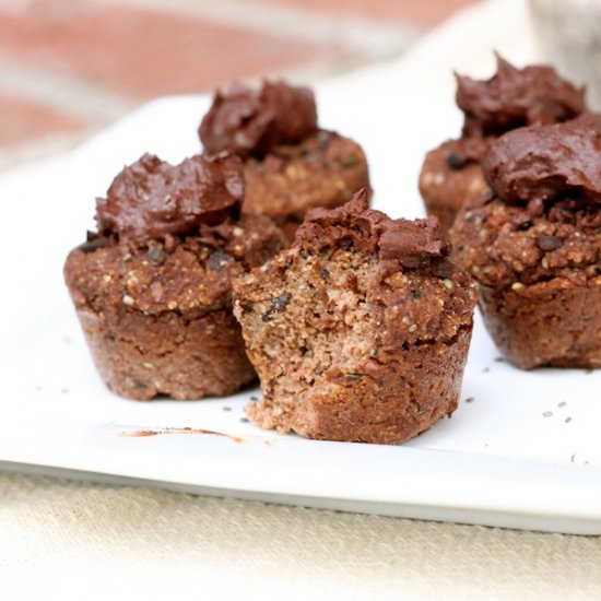Decadent Chocolate Chip Muffins - Recipe photo by Healthyummies