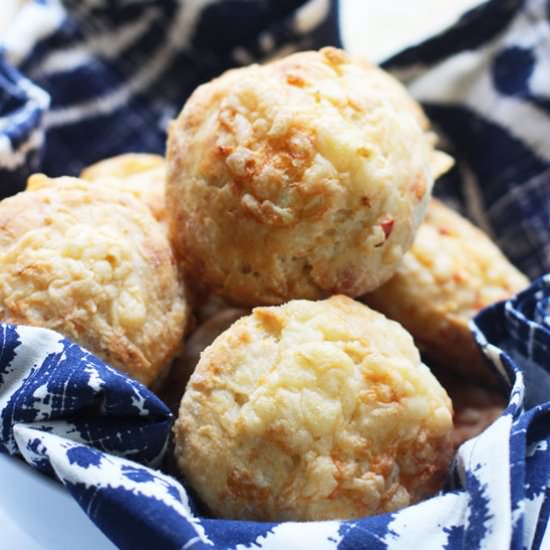 Jalapeño Cheddar Biscuits - Recipe photo by cookingforkeeps