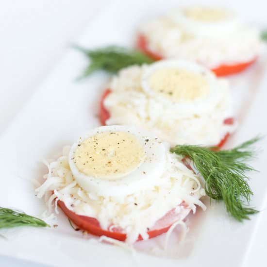 Tomato Cheese Appetizer - Recipe photo by Delights of Culinaria