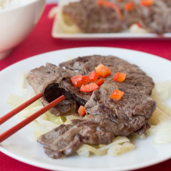 Chinese Steak - Recipe photo by cookiesorbiscuits