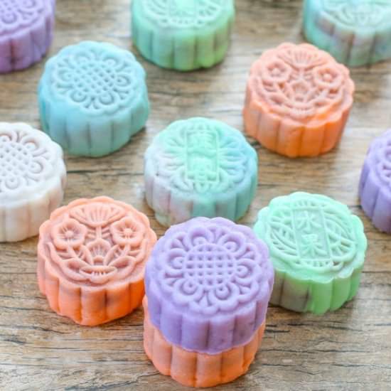 Snow Skin Mooncakes - Recipe photo by kirbie