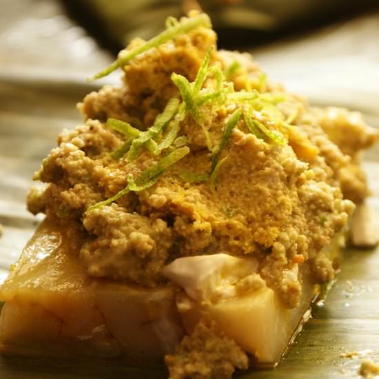 Fish Steamed in Banana Leaf - Recipe photo by Bong Appetite