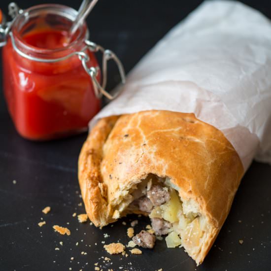 Cornish Pasties - Recipe photo by KitchenSanctuary