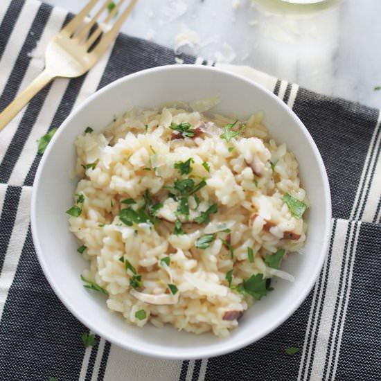 Black Truffle and Mushroom Risotto - Recipe photo by typicaldomesticbabe