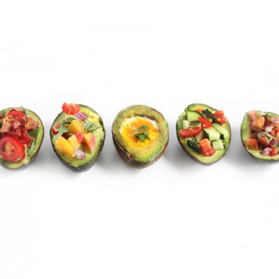 Avocado Boats: 5 Ways - Recipe photo by lexiscleankitchen