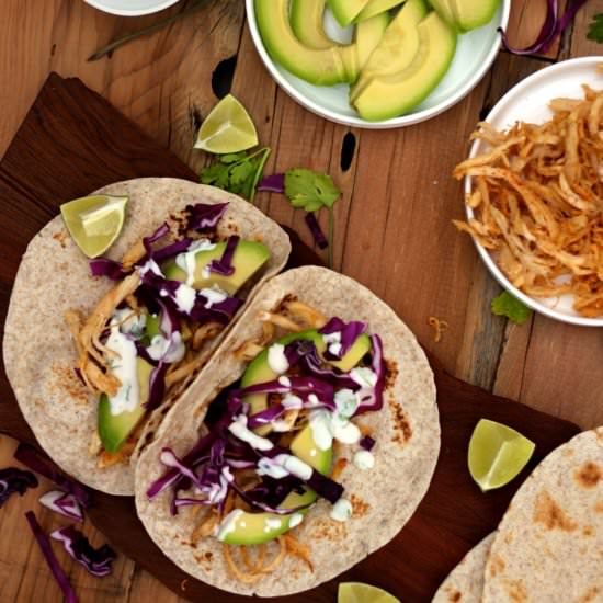 Spiced Chicken Tacos - Recipe photo by coreychinyick