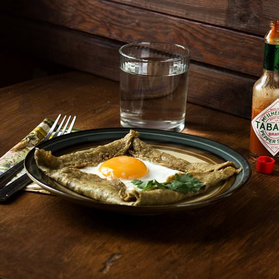Hemp-Oat Crepe - Recipe photo by SpicieFoodie