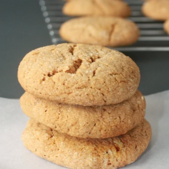 Gluten Free Gingersnap Cookies - Recipe photo by Rollingoutdough