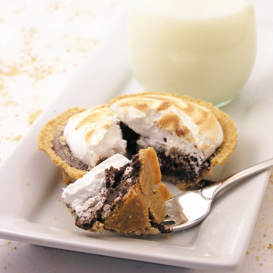 Mini S'mores Pies - Recipe photo by easybaked