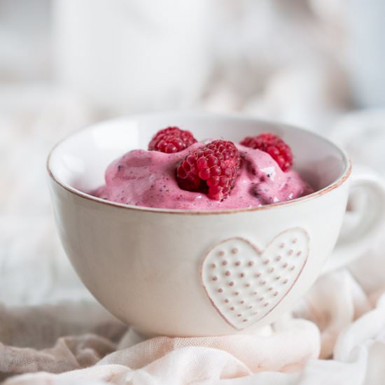 Yogurt Berry Ice Cream - Recipe photo by Simones Kitchen