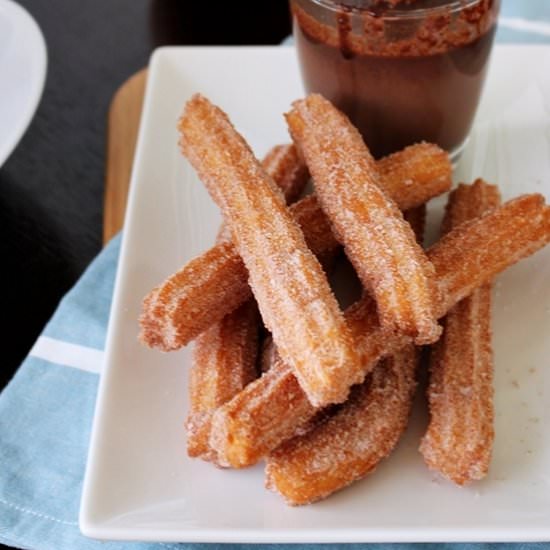Maple Glaze Churros - Recipe photo by ToFoodwithLove
